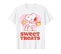 Peanuts Snoopy Dolci Dolci Pigro Estate Vacanze Classiche Divertimento Maglietta