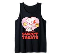 Peanuts Snoopy Dolci Dolci Pigro Estate Vacanze Divertimento Classico Canotta