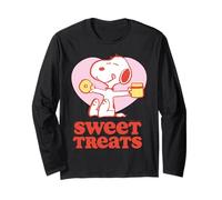 Peanuts Snoopy Dolci Dolci Pigro Estate Vacanze Divertimento Classico Maglia a Manica