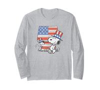 Peanuts - Snoopy e Woodstock - Snoopy USA Cappelli Danza Maglia a Manica