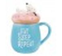 Peanuts Snoopy Eat Sleep Repeat 3D Shaped Mug Tazza Ceramica GRUPO ERIK
