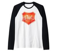 Peanuts Snoopy Festa del papà Regali Cool Best Dad Rodeo Cowboy Maglia con Maniche Raglan