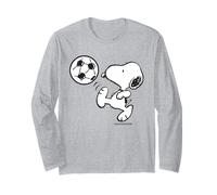 Peanuts Snoopy Football Fun, Tifoso, Stile Vintage retrò, Anni '80 e '90 Maglia a Manica