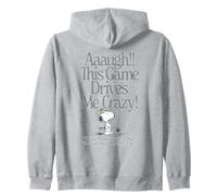 Peanuts Snoopy Golf Game Crazy Hard Fun Sport 50s Estate Felpa con Cappuccio