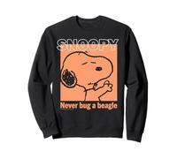 Peanuts Snoopy ha eliminato Beagle Do Not Disturb LOL Classic Felpa