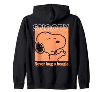 Peanuts Snoopy ha superato Beagle Do Not Disturb Classic Ahahah Felpa con Cappuccio