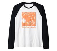 Peanuts Snoopy ha superato Beagle Do Not Disturb Classic Ahahah Maglia con Maniche Raglan