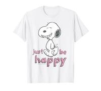 Peanuts Snoopy Happy Beagle Dog Walking Great Classic Day Maglietta