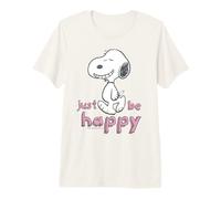 Peanuts Snoopy Happy Beagle Dog Walking Great Classic Day Maglietta Premium