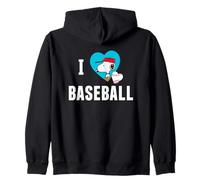 Peanuts - Snoopy I Love Baseball Felpa con Cappuccio