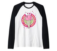Peanuts Snoopy Ice Cream Daydreams - Divertimento retrò per Le Vacanze estive Maglia con Maniche Raglan