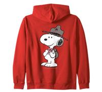 Peanuts - Snoopy Il Boy Scout Senza Paura Felpa con Cappuccio