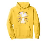 Peanuts Snoopy Joe Cool Starburst Glitch Love Valentine Anni '90 Felpa con Cappuccio