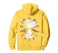 Peanuts Snoopy Joe Cool Starburst Love Glitch Valentine degli Anni '90 Felpa con Cappuccio