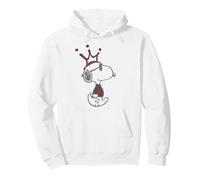 Peanuts Snoopy Joe Cool Urban King - Stencil Crown Art Street Felpa con Cappuccio