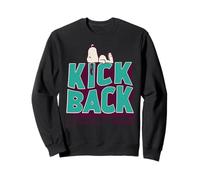 Peanuts Snoopy Kick Back Pigro Sonno Sociale Club 50s Classico Felpa
