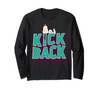 Peanuts Snoopy Kick Back Pigro Sonno Sociale Club 50s Classico Maglia a Manica