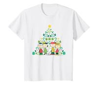 Peanuts Snoopy Linus Sally Charlie Lucy Natale Bambini Maglietta