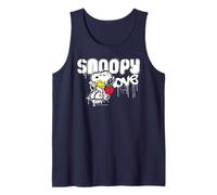 Peanuts Snoopy Love Woodstock Graffiti Retro Anni '90 Art Street Canotta