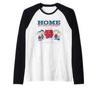 Peanuts Snoopy Lucy Sally Charlie Brown Regali di Natale Maglia con Maniche Raglan