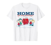 Peanuts Snoopy Lucy Sally Charlie Brown Regali di Natale Maglietta