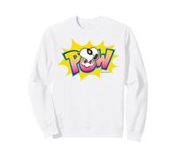 Peanuts Snoopy Masked Pow Super Hero Incappucciato Beagle Comic LOL Felpa