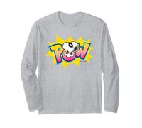 Peanuts Snoopy Masked Pow Super Hero Incappucciato Beagle Comic LOL Maglia a Manica