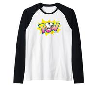 Peanuts Snoopy Masked Pow Super Hero Incappucciato Beagle LOL Fumetto Maglia con Maniche Raglan