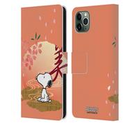 PEANUTS I TANTI VOLTI DI SNOOPY CUSTODIA COVER A PORTAFOGLIO PER APPLE iPHONE