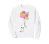 Peanuts Snoopy Palloncini Compleanno Festeggia Divertimento Retro Estate Felpa