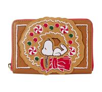 Peanuts Snoopy Pan di Zenzero Ghirlanda Profumata Portafoglio con Zip Intorno