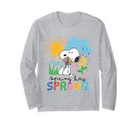 Peanuts Snoopy Pasqua Spring Cottage Garden Classic Fun Anni '90 Maglia a Manica