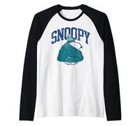 Peanuts - Snoopy Puffer Maglia con Maniche Raglan