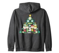 Peanuts Snoopy Retro Charlie Sally Linus Regali Albero di Natale Felpa con Cappuccio