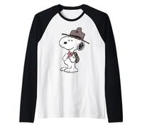 Peanuts Snoopy Scout Leader Summer Adventure Beagle Classic Maglia con Maniche Raglan