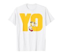 Peanuts Snoopy Skateboard Tricks Stunts Beagle Retro Anni '50 LOL Maglietta
