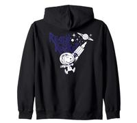 Peanuts Snoopy Space Man Rocket Ship Esplora Pianeti Classici Felpa con Cappuccio