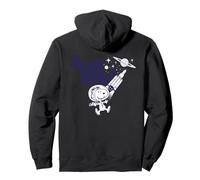 Peanuts Snoopy Space Man Rocket Ship Esplora Pianeti Classici Felpa con Cappuccio