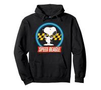 Peanuts Snoopy Speed Beagle Racing Vince Il Team Fun Classic Felpa con Cappuccio