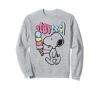 Peanuts Snoopy Stay Cool Ice Cream Lazy Summer Classic Days Felpa