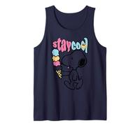 Peanuts Snoopy Stay Cool Ice Cream Lazy Summer Days Classic Canotta