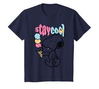 Peanuts Snoopy Stay Cool Ice Cream Lazy Summer Days Classic Maglietta