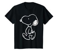 Peanuts Snoopy - Stencil con Gradiente di Street Art, Posa Divertente Classica Maglietta
