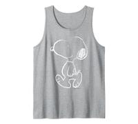 Peanuts Snoopy - Stencil Gradiente Street Art Fun Classic Pose Canotta