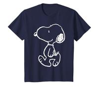 Peanuts Snoopy - Stencil Gradiente Street Art Fun Classic Pose Maglietta