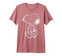 Peanuts Snoopy - Stencil Gradiente Street Art Fun Classic Pose Maglietta Premium