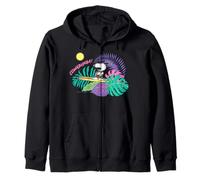 Peanuts Snoopy Summer Surf Hawaii Holiday Longboard Retro Felpa con Cappuccio