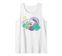 Peanuts Snoopy Summer Surf Hawaii Holiday Retro Longboard Canotta