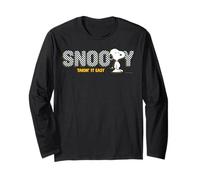 Peanuts Snoopy Take Easy Life Sleep Peace Quiet Rest Classic Maglia a Manica