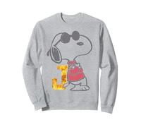 Peanuts Snoopy Urban Bling Baseball, Grafica in Stile Joe Cool Felpa
